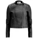 Vero Moda Women's Tattoo Biker Jacket - Black - XS/UK 8 - Schwarz Bild 1
