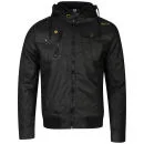 Dissident Men's Galvanize Twill Jacket - Black - S - Schwarz Bild 1