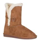 Red Rock Women's Ugg Style Faux Sheepskin Boots - Chestnut - 3 - Chestnut Bild 1
