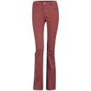 Motel Women's Chantel Kickflare Denim Trousers - Wine - XS - Schwarz Bild 1
