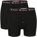 Ben Sherman Men's 2-Pack Boxer - Black - S - Schwarz Bild 1