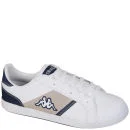 Kappa Men's Nembro Trainers - White/Navy - 7 - White/Navy Bild 1