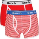 Bench Men's 2-Pack Boxers - Red - S - Rot Bild 1