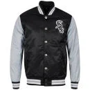 Majestic Men's Chicago White Sox Bleacher Satin Jacket - Black - S - Schwarz Bild 1