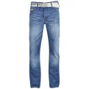Smith & Jones Men's Furio Straight Fit Jeans - Light Wash - 28S - Blau Bild 1