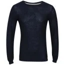 Jack & Jones Men's Bright O-Neck Knit - Dress Blue - S - Blau Bild 1