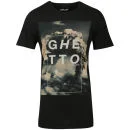 nANA jUDY Herren Ghetto Printed T-Shirt - Schwarz - S - Black Shadow Bild 1