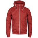 Soul Star Men's Americano Zip Through Jacket - Red - S - Rot Bild 1