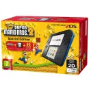 Nintendo 2DS Blue and Black Console - Includes New Super Mario Bros 2 Bild 1
