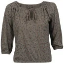 Brave Soul Women's Lucie Floral Top - Brown Combo - S - Braun Bild 1