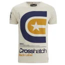 Crosshatch Men's Stargaze T-Shirt - Silver Birch - S - Weiß Bild 1