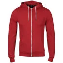 Soul Star Men's Berkley Zip Through Hoody - Red - XS - Rot Bild 1