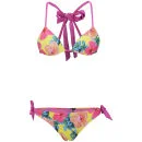South Beach Frauen Fleur Multiway Push Up Bikini - Multi - 8 - Bunt Bild 1