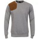 Bench Men's Forshaw Sweatshirt - Grey Marl - S - Grau meliert Bild 1
