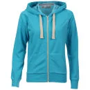 Brave Soul Damen Adrian Kapuzenpullover mit Reißverschluss - Aqua Marl - S - Aqua Marl Bild 1