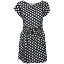 Chickster Women's Polka Dot Dress - Black - 8 - Schwarz Bild 1