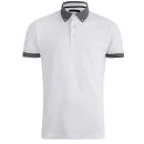 French Connection Men's Black Caravan Peached Plain Polo - White - S - Weiß Bild 1