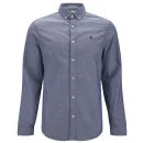 Original Penguin Men's Long Sleeve Oxford Shirt - Patriot Blue - S - Patriot Blue Bild 1