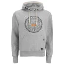 Crosshatch Men's Heyton Printed Hoody - Grey Marl - S - Grau Bild 1