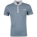 Boxfresh Men's Kaiyo Polo Shirt - Blue Fleck - S - Blue Fleck Bild 1