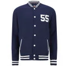 55 Soul Men's Manning Baseball Jacket - Navy - S - Marineblau Bild 1