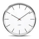 LEFF Amsterdam One 55cm Wall Clock - Stainless Steel White Index Bild 1