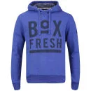 Boxfresh Männer Hagro Bedruckt Kapuzenpullover - Blau Marl Fleck - S - Blue Marl Bild 1