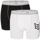 Boxfresh Men's 2-Pack Boxer Shorts - Black/White - S - Black/White Bild 1