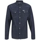Soul Star Männer Zinc New Denim Shirt - Blau - S - Blau Bild 1