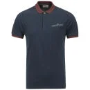 Boxfresh Men's Kadin Chambray Pocket Polo Shirt - Navy - S - Marineblau Bild 1