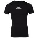 UFC Men's Team Compression Short Sleeve Top - Black - S - Schwarz Bild 1