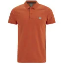 Bench Men's Brushed Neck Crystalline Polo Shirt - Orange - S - Orange Bild 1