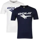 Gola Men's 2-Pack T-Shirts - Navy/White - S - Navy/White Bild 1