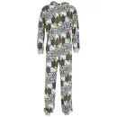 Homer Simpson Herren Lazy Printed Onesie - Schwarz - S - Schwarz Bild 1