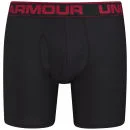 Under Armour Herren Original Boxer Jock 6 Zoll Boxershorts - Schwarz/Rot - S - Black/Red Bild 1