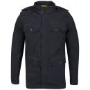 Brave Soul Men's 3/4 Length Oxford Jacket - Charcoal - S - Dunkelgrau Bild 1