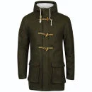 Tokyo Laundry Men's Arland Melton Hooded Jacket - Forest Green - S - Waldgrün Bild 1