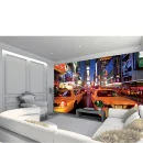 New York Times Square hell beleuchtet mit gelben Taxis - Wandbild, Tapete Bild 1
