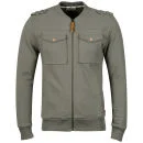 Boxfresh Men's Havily Utility Zip Through Track Top - Vertiver - S - Vertiver Bild 1