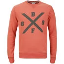 Boxfresh Männer Haani Crew Neck Sweatshirt - Rot - S - Aurora Red Bild 1