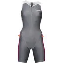 Speedo Women's Triathlon Suit - Dapple Grey/Berry - S - Dapple Grey/Berry Bild 1