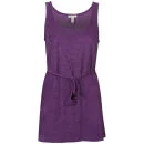 Chloe Women's Towelling Dress - Purple - 10 - Violet Bild 1