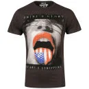 Ringspun Men's Photo Print T shirt Liquor - Faded Black - S - Faded Black Bild 1