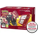 Nintendo 2DS Transparent Red + Pokémon Omega Ruby Bild 1