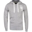 Ringspun Herren Zipa Kapuzenpullover - Grey - S - Grau meliert Bild 1