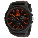 Crosshatch Men's Case Watch - Black/Orange Bild 1