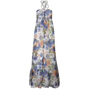 VILA Women's Jasmina Long Dress - Colour 2 - S Bild 1