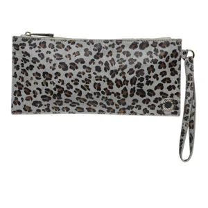 French Connection Women's Sweetie Leopard Print Clutch Bag -Leopard Black Bild 1