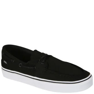 Vans Zapato Del Barco Canvas Deck Shoes - Black/True White - 3 - Black/True White Bild 1