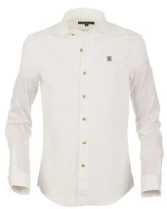 Full Circle Men's Rantee Long Sleeve Shirt - White - S - Weiß Bild 1